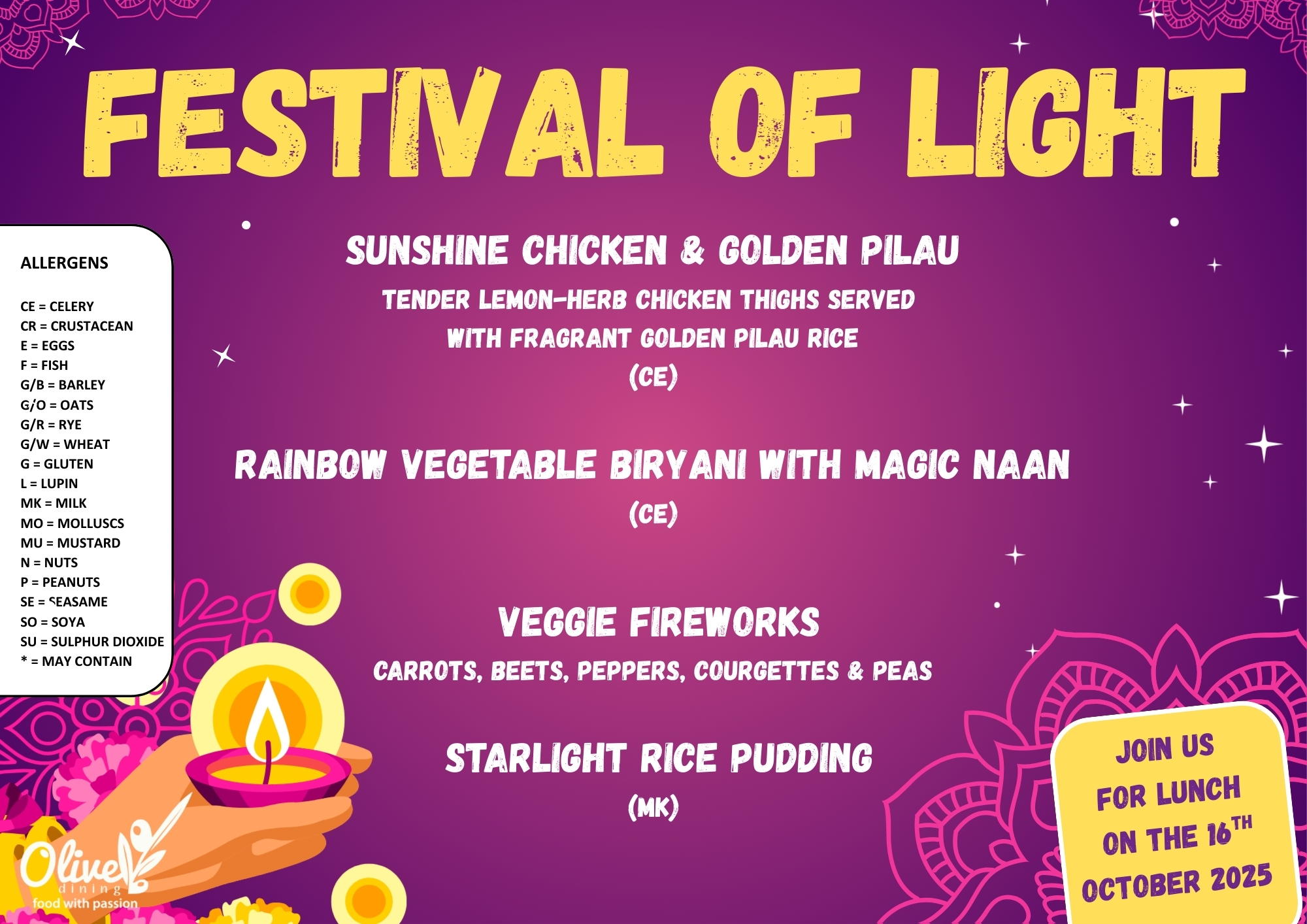 Festival of light october primary theme day